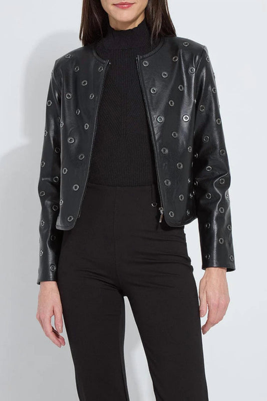 Lysse - Geneva Grommet Vegan Leather Jacket