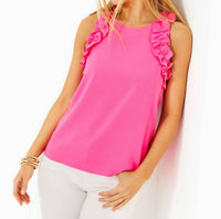 Lilly Pulitzer - Kailee Sleeveless Ruffle Top