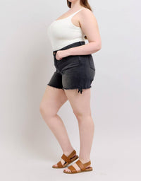 Judy Blue - High Waist Cut Off Dad Denim Short