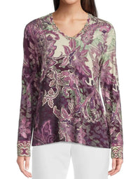 Johnny Was - Janie Favorite Long Sleeve V-neck Top