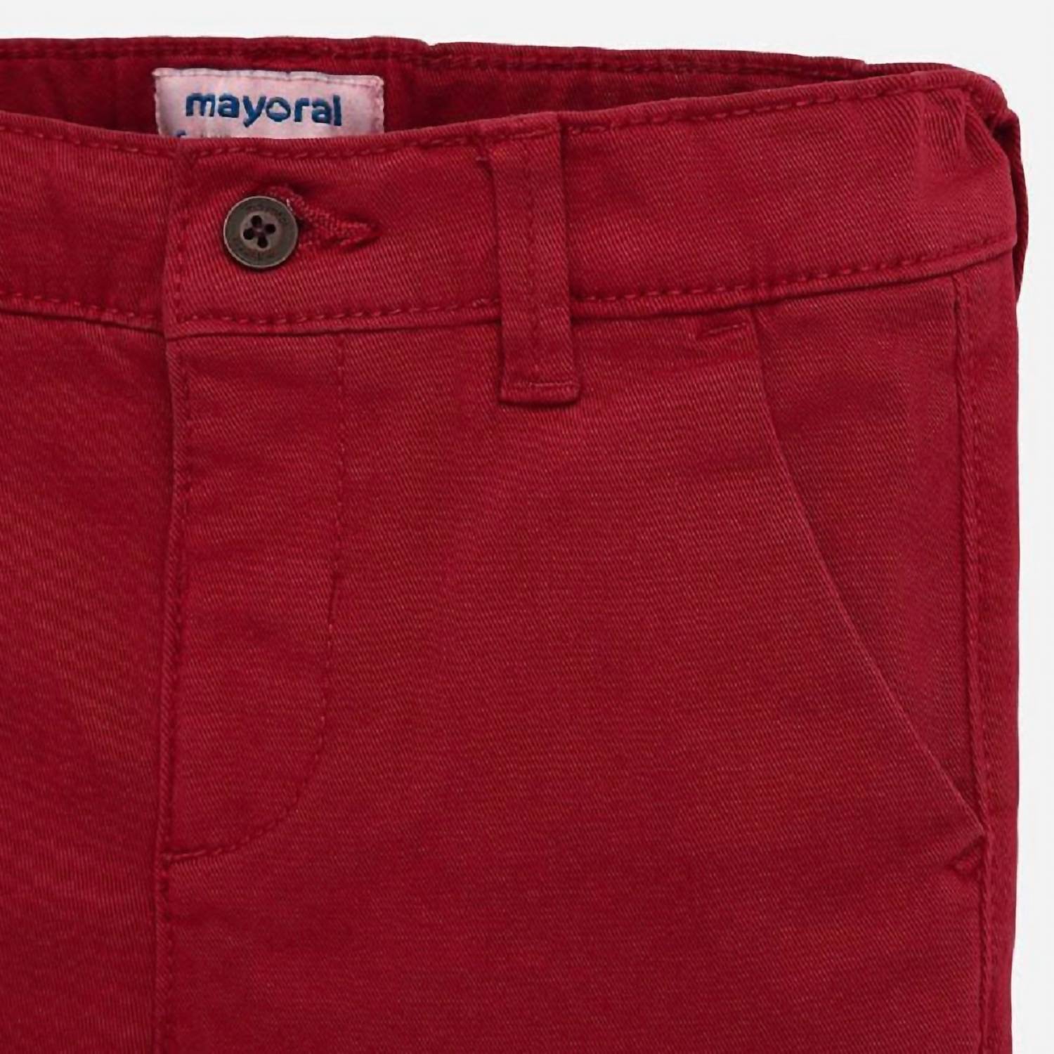 Mayoral - Boys Slim Twill Basic Trousers