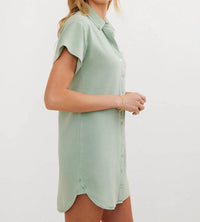Bella Dahl - Roll Sleeve Pocket Shirt Dress