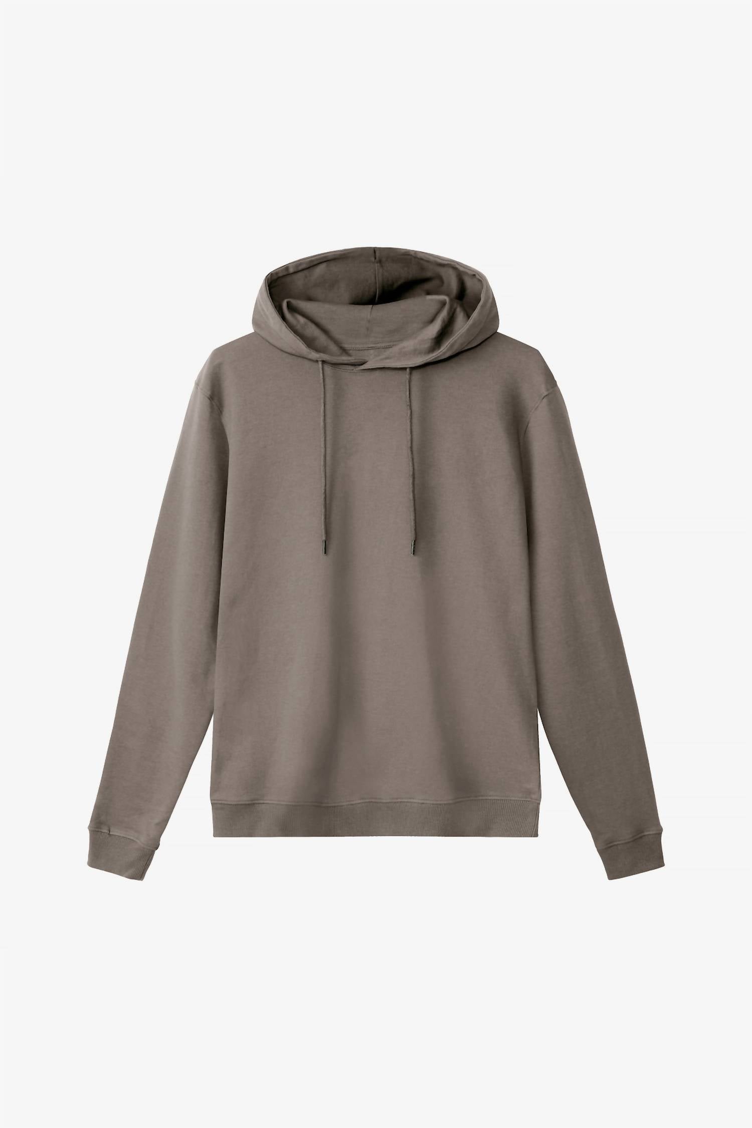 Bread and Boxers Men's Long Sleeve Hoodie in grey - men's shirt