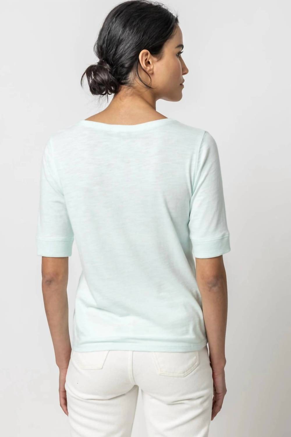 Lilla P - Women's Elbow Sleeve Ballet Top