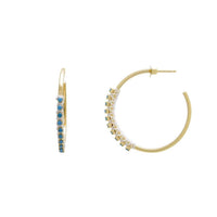Athra - Women's 925 Sterling Silver 35 Mm Hoop Earrings