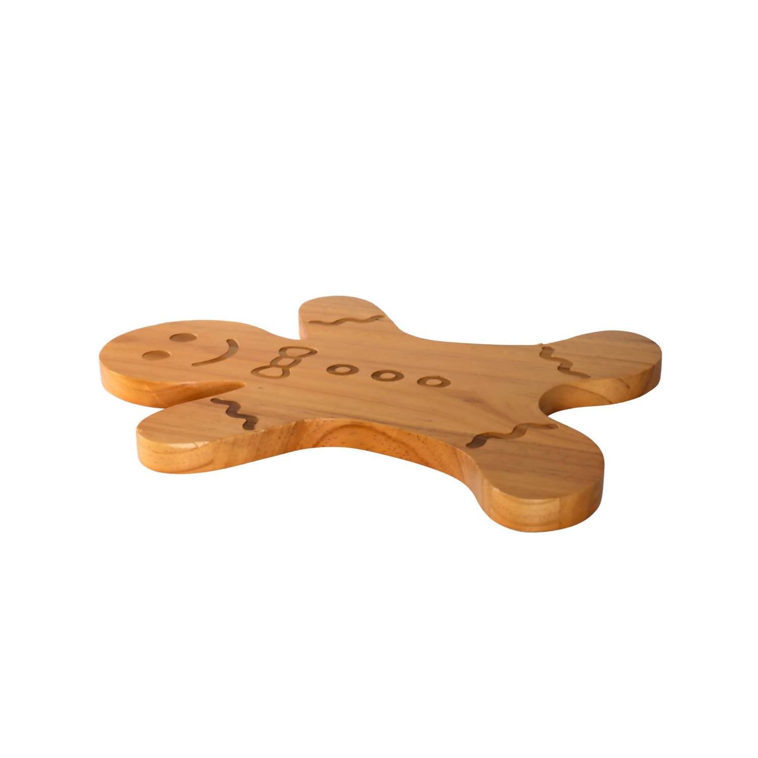 Creative Gifts International - Gingerbread Man Pine Wood Board - 15" x 11.5"