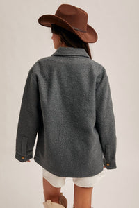 Hem & Thread - Teddy Snap Jacket