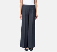 VIA MASINI Wide Leg Trousers in black - women's pants