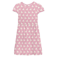 Kickee - Girl's Bamboo Flutter Sleeve Twirl Dress