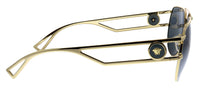 Versace - Aviator Metal Sunglasses with Grey Lens