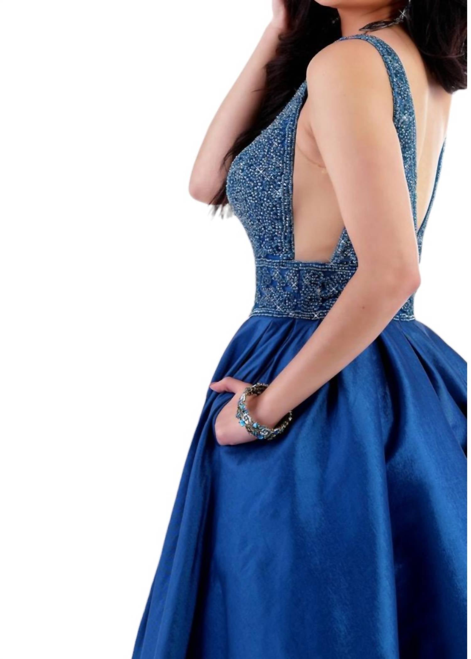 Karishma Creations - Stretched Taffetta Prom Dress