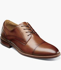 Florsheim Men's Rucci Cap Toe Oxford Shoes in cognac - men's shoe