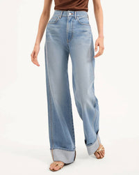 Veronica Beard - Taylor High Rise Wide Leg Jeans