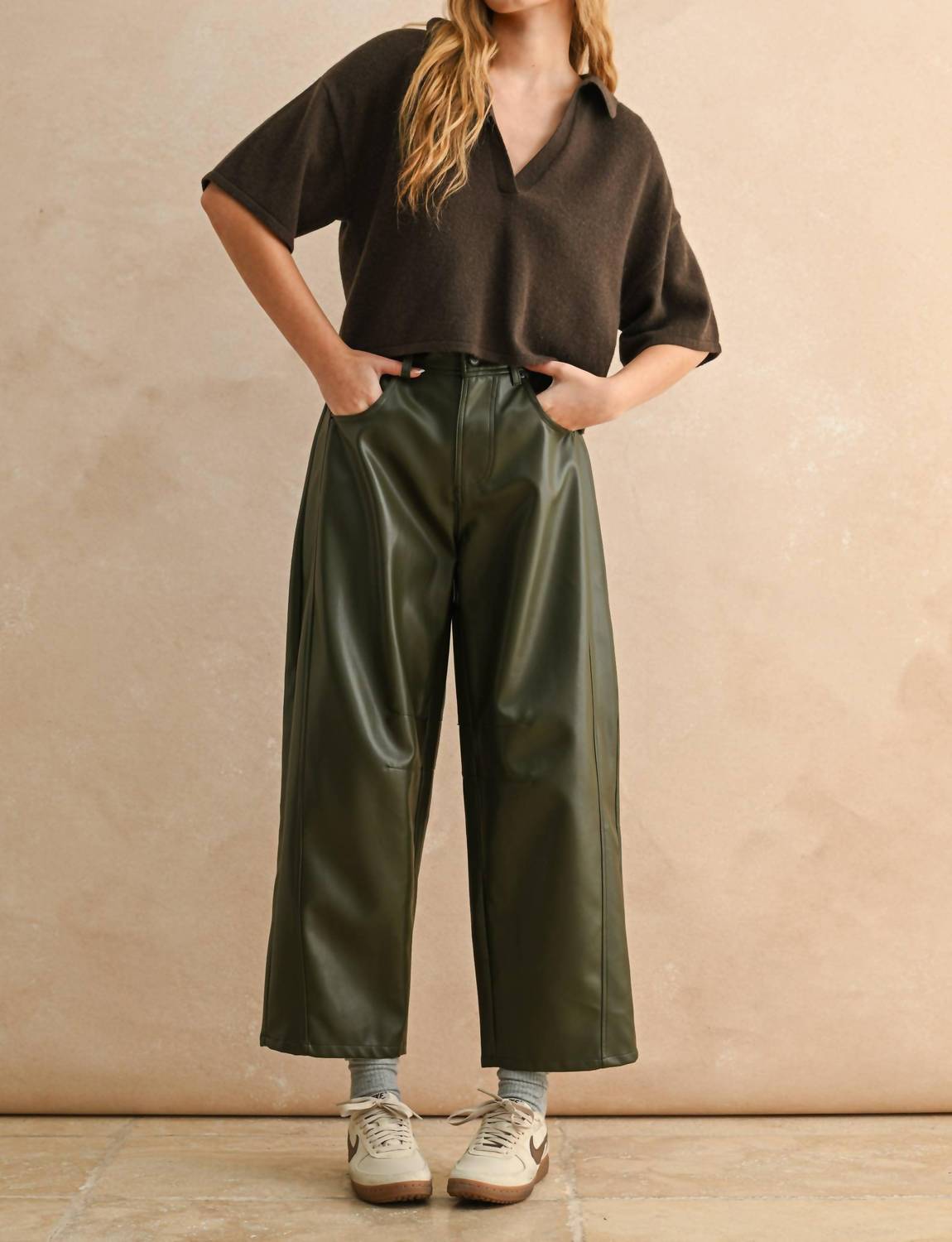 Miou Muse - Penelope Pleather Pants
