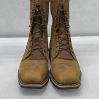 Irish Setter Boots Men's Marshall 9" Waterproof Steel Safety Toe Work Boots in brown - men's boots - view 5