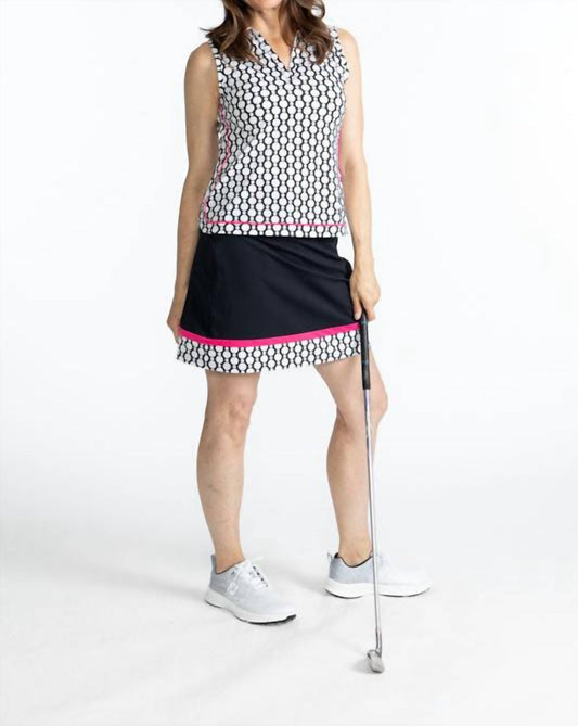 BOGEY ROUND SLEEVELESS GOLF TOP