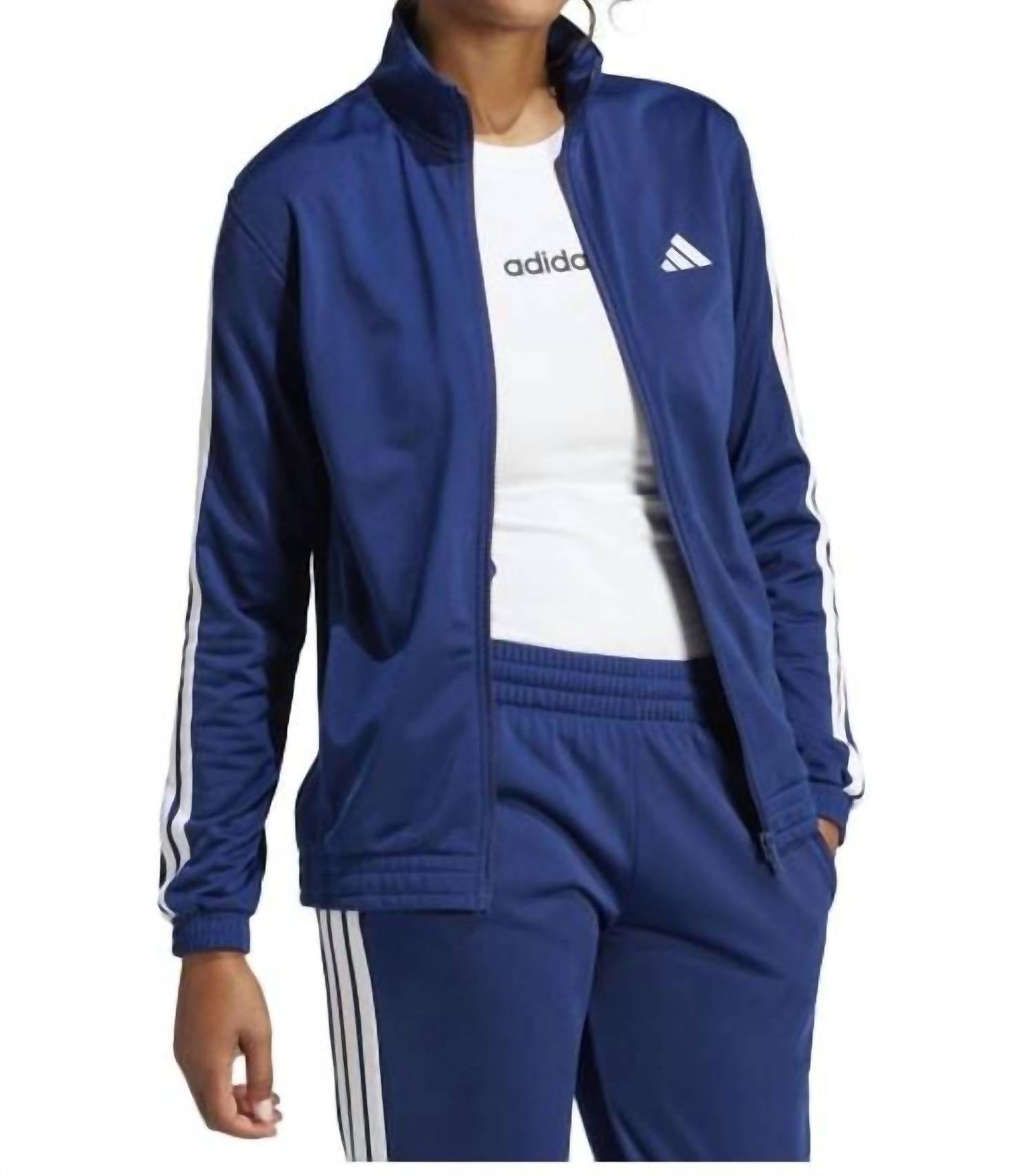 Adidas - Tricot 3-stripes Track Sweatshirts Full Zip Jacket