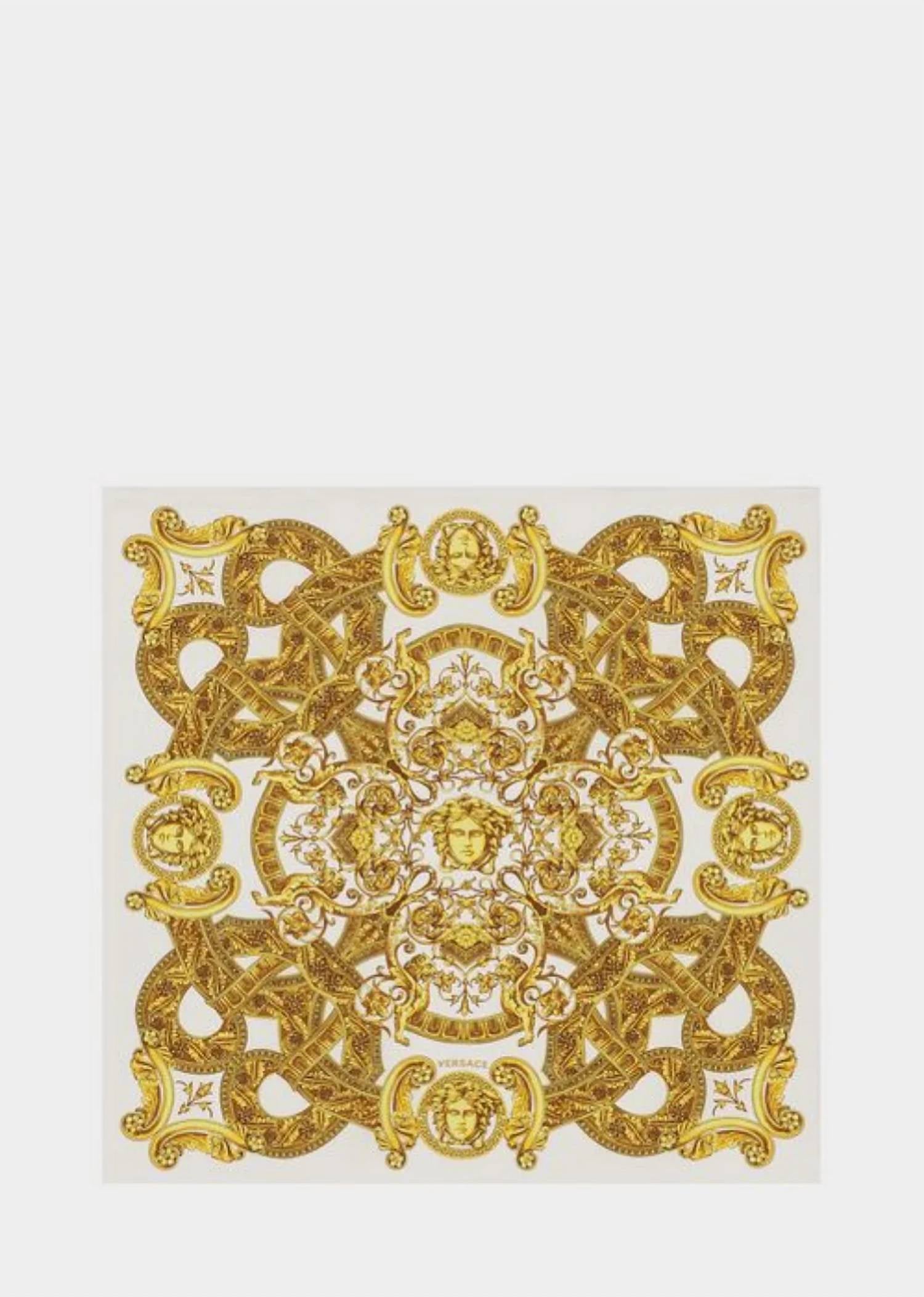 Versace - Women's Ornate Paisley & Floral Silk Scarf