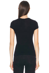 Enza Costa - Cashmere Cap Sleeve Crewneck Top