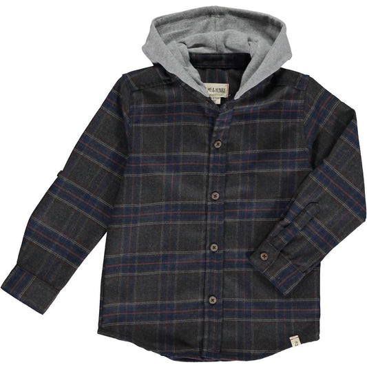 Me & Henry - Boys' Erin Hooded Woven Shirt