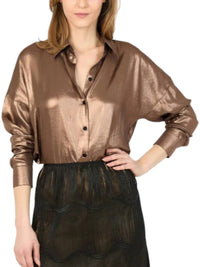 Hilton Hollis - Foiled Satin Blouse