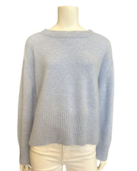 Cortland Park Women's Perfect Day Crew Sweater in anniversary blue - women's sweater