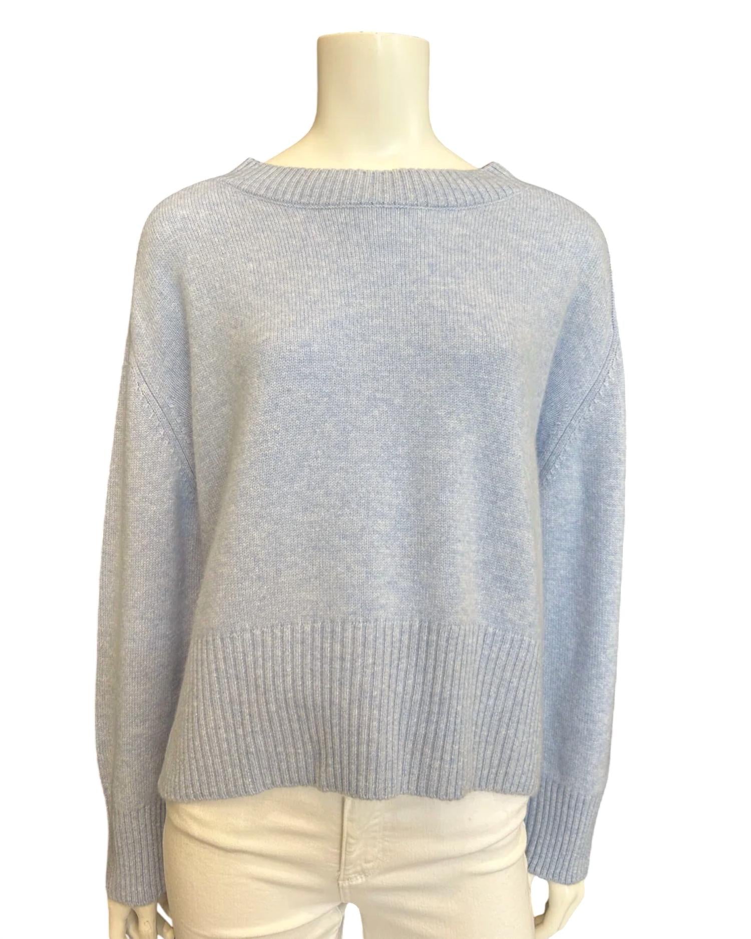 Cortland Park Women's Perfect Day Crew Sweater in anniversary blue - women's sweater