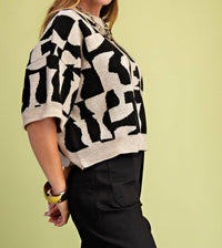 Gigio - Geometric Print Sweater