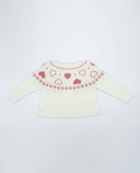 Fina Ejerique - Girl's Heart Knit Cardigan