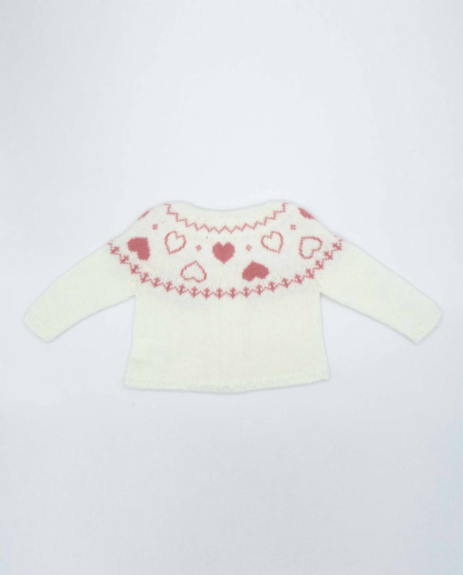 Fina Ejerique - Girl's Heart Knit Cardigan