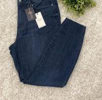Judy Blue - Mid Rise Raw Hem Skinny Denim Jeans - Plus