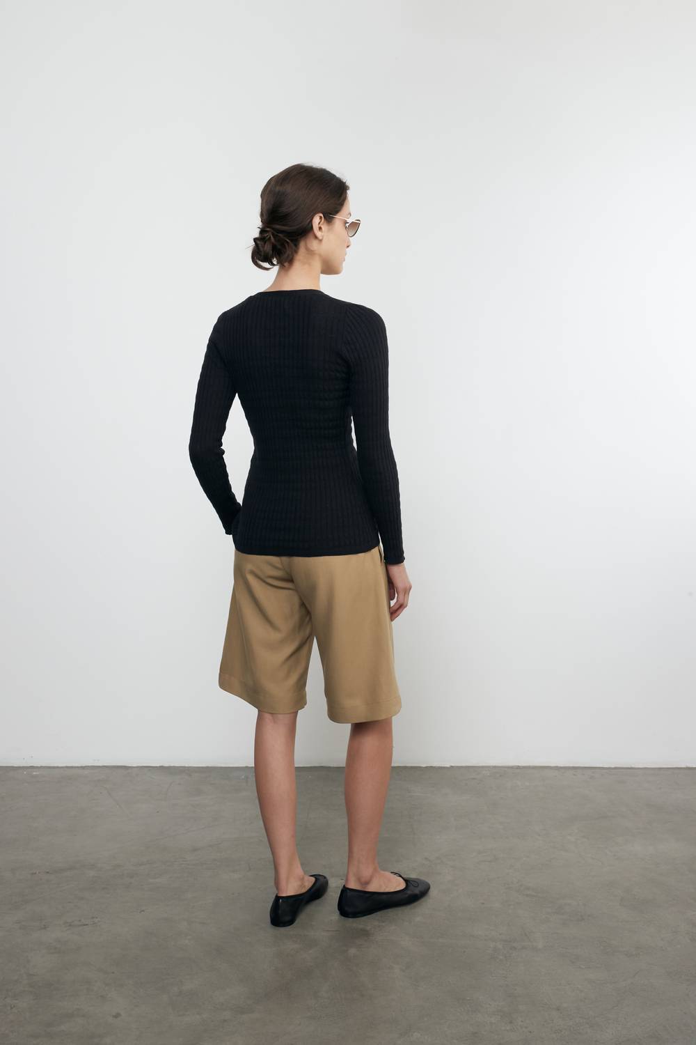 Enza Costa - LINEN COTTON V-NECK CARDIGAN