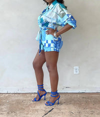 Luxxel - Santorini Tie Romper