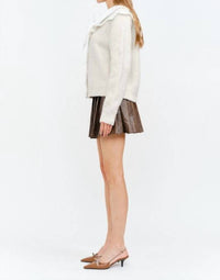 Sofie The Label - Dahlia Knit Peter Pan Collar Buttoned Cardigan