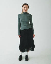 T.W.I.N. That’S What I Need - Pleated Mock Neck Sweater