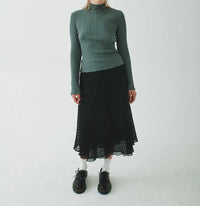 T.W.I.N. That’S What I Need - Pleated Mock Neck Sweater