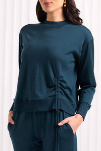 FOIL Best Side Top in jeep - women's sweater