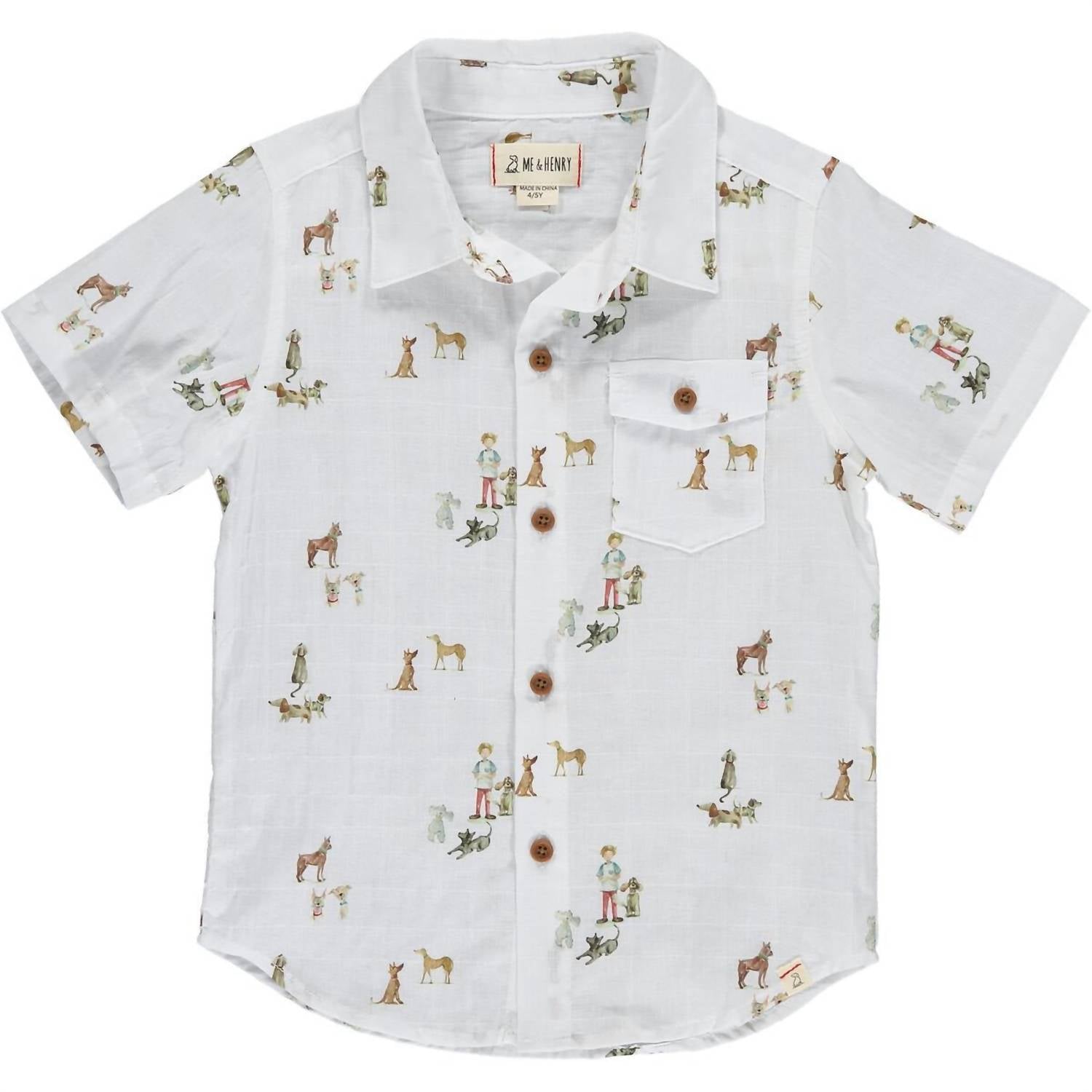 Me & Henry - Boys Henry Button Down Shirt