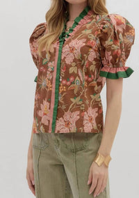 Entro - Floral Top