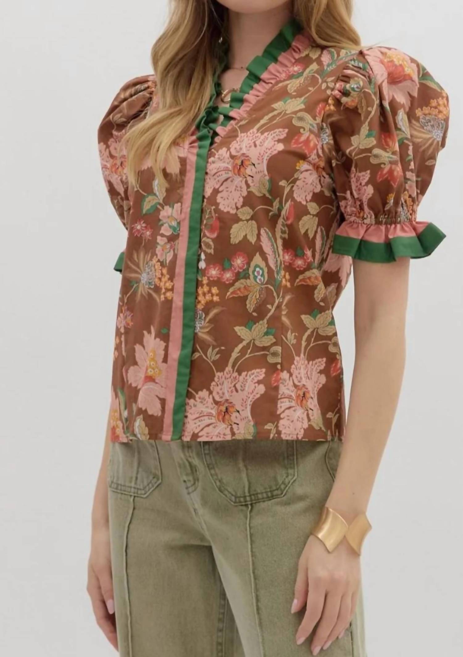 Entro - Floral Top