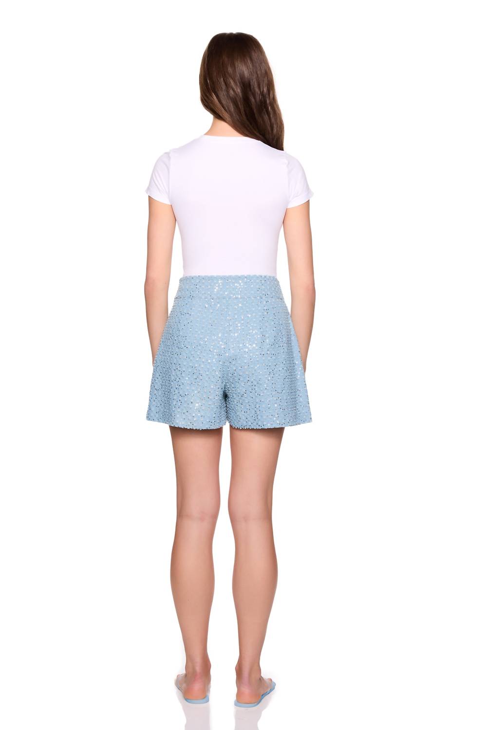Susana Monaco - Sequin Denim Shorts