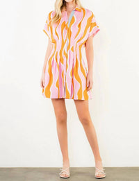 Thml - Wavy Striped Pattern Dress