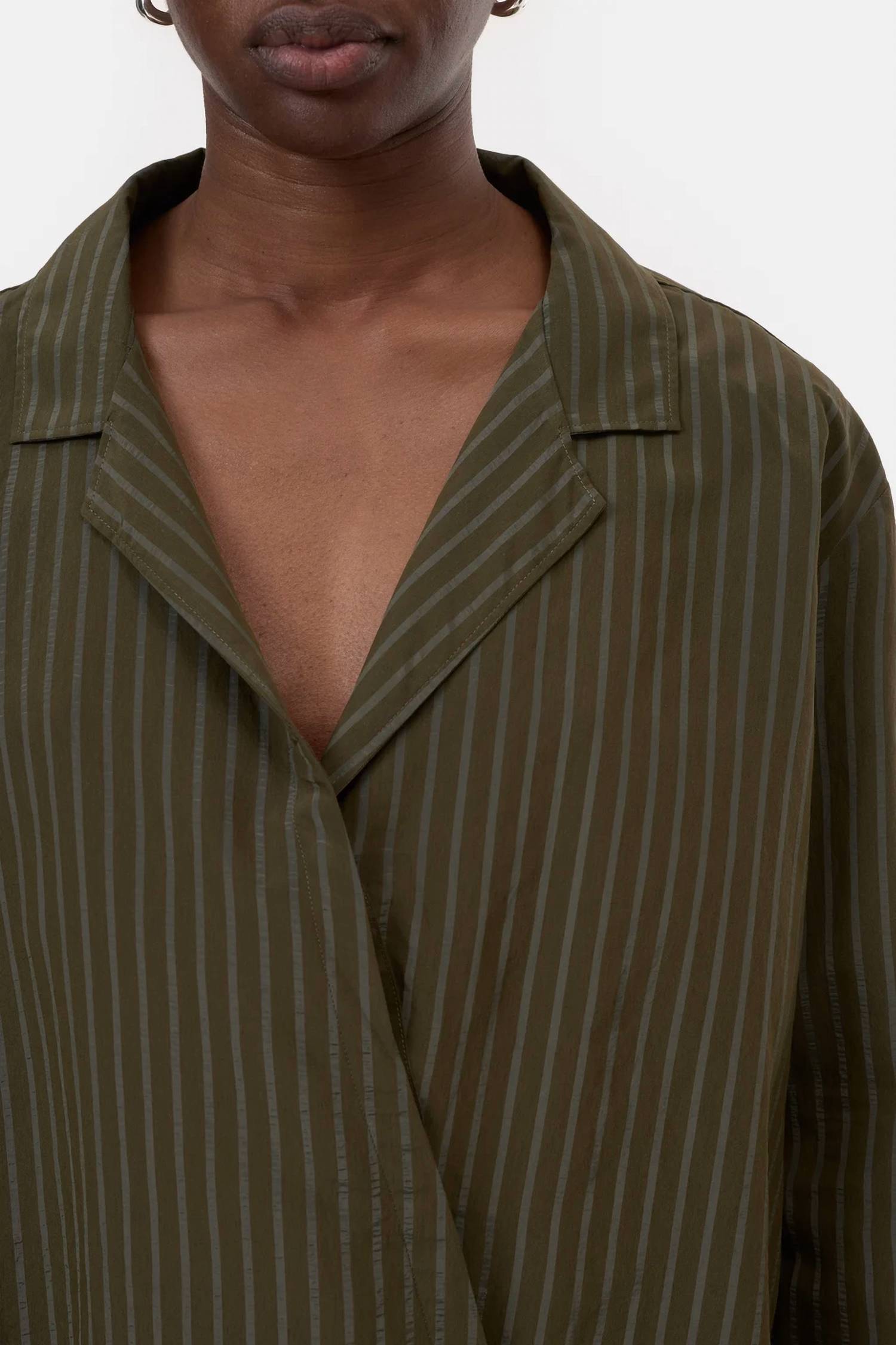 Closed - asymmetric evening shirt