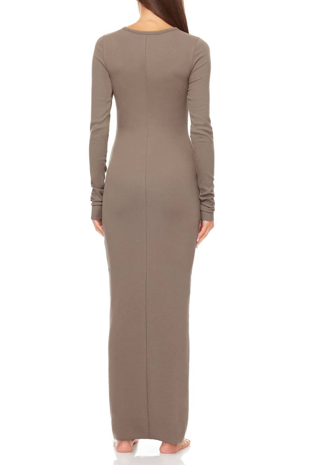 Eterne - Long Sleeve Crew Maxi Dress