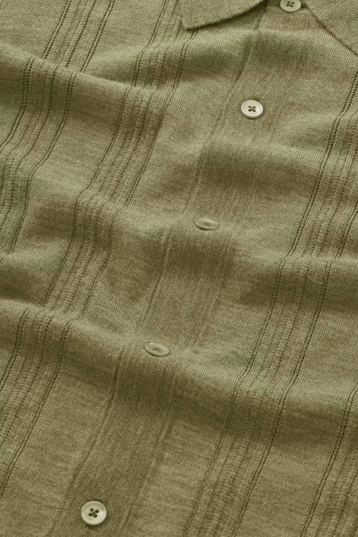 NN07 Thor Short Sleeve Cardigan in evergreen - men's sweater - view 6
