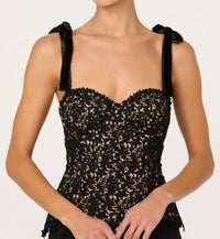 Astr - Donne Floral Lace Bustier Top