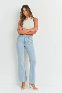 Just Black Denim - High Rise Scissor Cut Flare Jean
