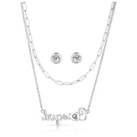 Montana Silversmiths Women's Essentials Jewelry Set in turquoise - women's jewelry - detail view