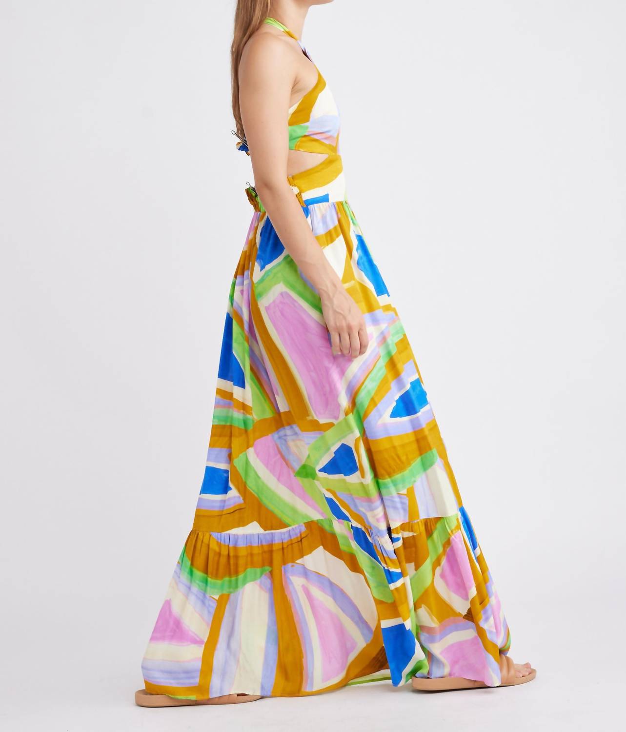 Self Contrast - Isolde Maxi Dress