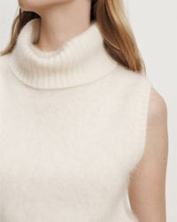 Veronica Beard - Mazzy Brushed Cashmere Sleeveless Sweater